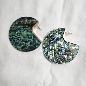 Kendra Scott Kai Abalone Shell Disc Earrings